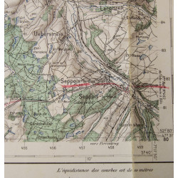 Case, Canvas, Dispatch, M-1938, Lt. Paul Trenque, 1ère DFL, Provence & Alsace, 1944