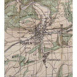 Porte-cartes M-1938, Lt. Paul Trenque, 1ère DFL, Provence & Alsace, 1944