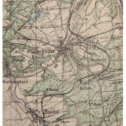 Case, Canvas, Dispatch, M-1938, Lt. Paul Trenque, 1ère DFL, Provence & Alsace, 1944