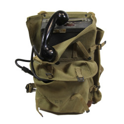 Radio, Portable, BC-222, 1941, with BG-71 Carrier Bag, 1943, US Army