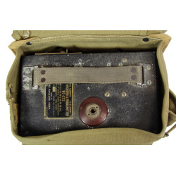 Radio BC-222, 1941, dans sa housse BG-71, 1943, US Army