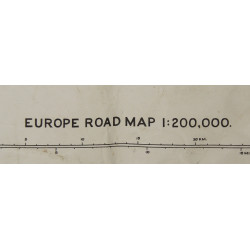 Map, British, MONS-LUXEMBOURG, Battle of the Bulge, 1942