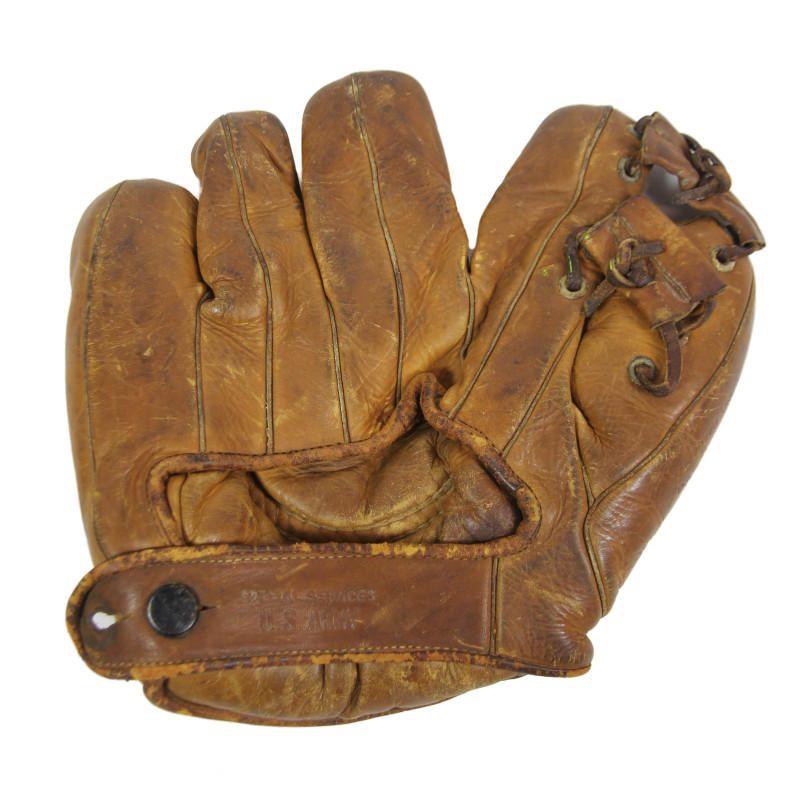 Glove, Baseball, Goldsmith, SPECIAL SERVICES U.S. ARMY