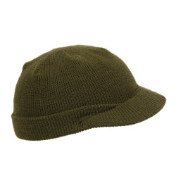 Cap, Wool Knit, 'Beanie', Jeep Cap, Small