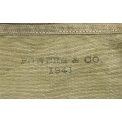 Bag, Field, M-1936, POWERS & CO. 1941, Camouflaged