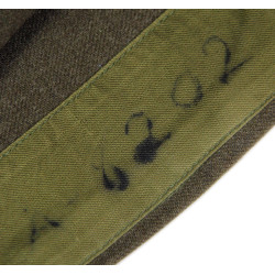 Cap, Garrison, OD, Medical Department, Size 7 ⅛, 1941, Named