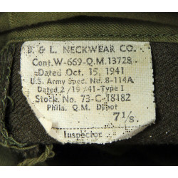 Cap, Garrison, OD, Medical Department, Size 7 ⅛, 1941, Named