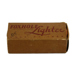 Briquet, Foxhole Lighter, THE IMCO CO., avec mèches