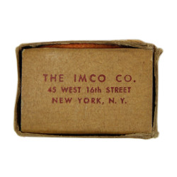 Briquet, Foxhole Lighter, THE IMCO CO., avec mèches