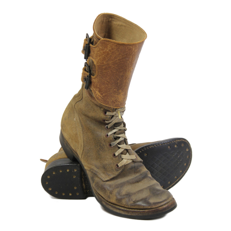 Brodequins à jambières (buckle boots), pointure 9 ½ C