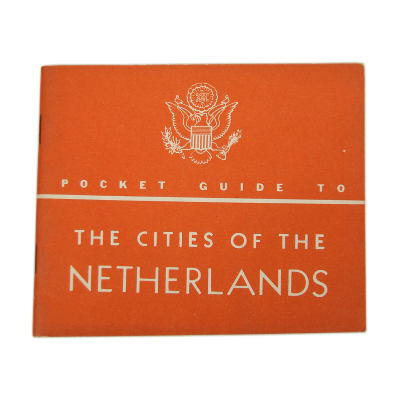 Livret, Pocket Guide to The Cities of The Netherlands, 1944, nominatif