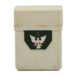 Case, Cigarette, Waterproof, 1st Infantry Division