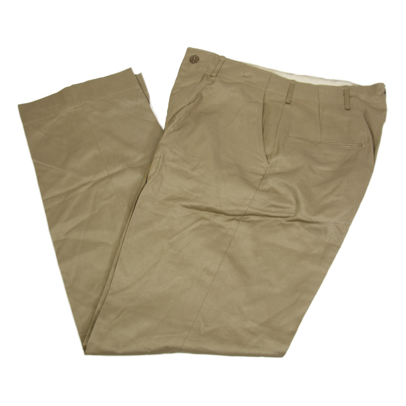 Pantalon en coton beige (chino), Special, 34 x 35, 1943