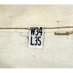 Pantalon en coton beige (chino), Special, 34 x 35, 1943