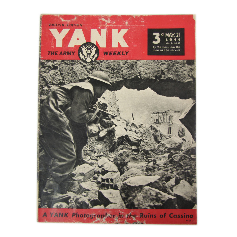 Magazine YANK, 21 mai 1944, British Edition, Monte Cassino