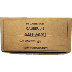 Box, Cartridge, .45 Cal., for Colt M1911, Olin Corporation