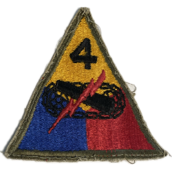 Insigne, 4th Armored Division, Avranches, Bastogne