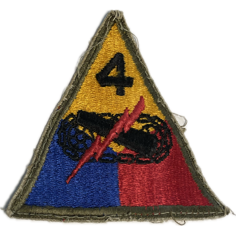 Insigne, 4th Armored Division, Avranches, Bastogne