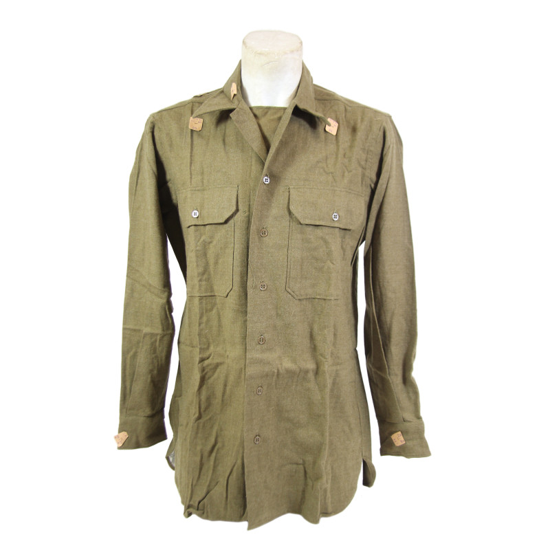 Chemise moutarde, Special, 15 x 34, FORDHAM SHIRT CO., INC. 1943, état neuf