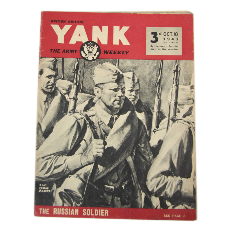 Magazine YANK, 10 octobre 1943, British Edition