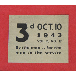 Magazine YANK, 10 octobre 1943, British Edition