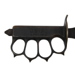 Couteau de tranchée, Knuckle Knife, M1918, L.F.& C., avec fourreau