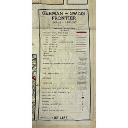 Map, Escape, Silk, A/B, France, 1943, RAF & USAAF