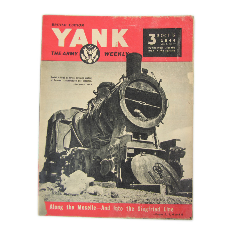 Magazine, YANK, 8 octobre 1944, British Edition