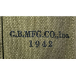 Sac porte-chargeurs Thompson, 30 coups, G.B. MFG. CO., Inc. 1942, nominatif