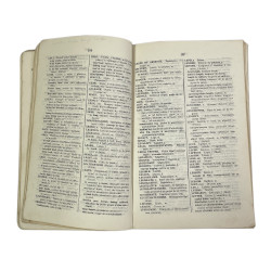 Manual, Technical, TM 30-253, Military Dictionary, English-French - French-English, 1943