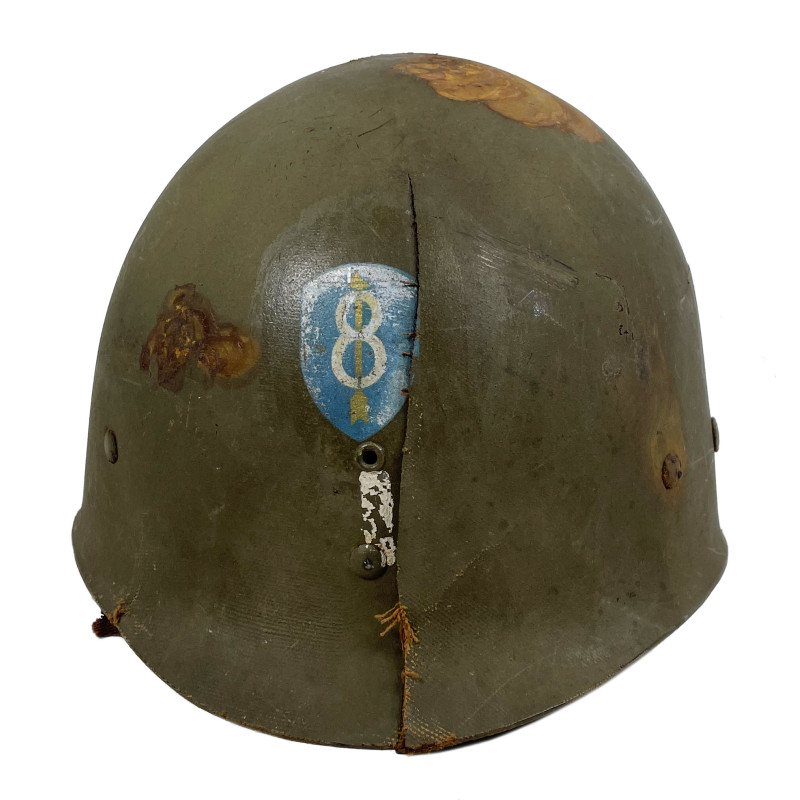 Liner, Helmet, M1, MSA, 1st Lieutenant, 8th Infantry Division