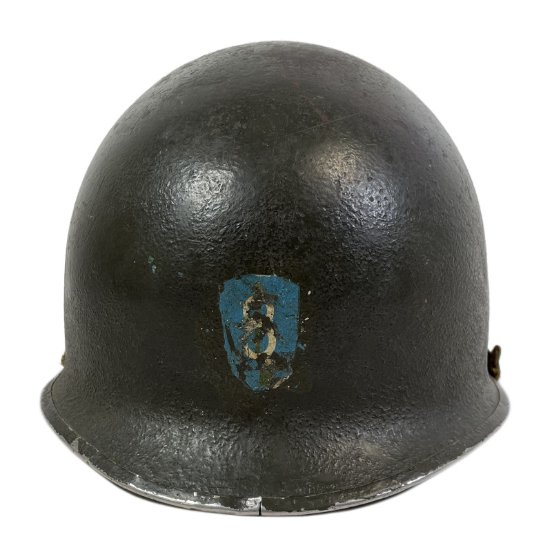 Casque M1, pattes fixes, 8th Infantry Division