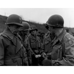 Helmet, M1, Fixed Loops, 8th Infantry Division