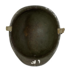 Casque M1, pattes fixes, 4th Infantry Division, NCO, Military Police, liner FIRESTONE