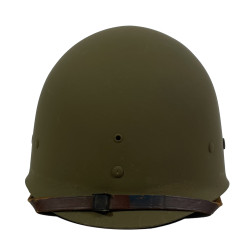 Casque M1, pattes fixes, 4th Infantry Division, NCO, Military Police, liner FIRESTONE