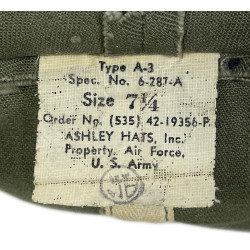 Cap, Type A-3, Herringbone Twill, USAAF, Size 7 ¼, 1942