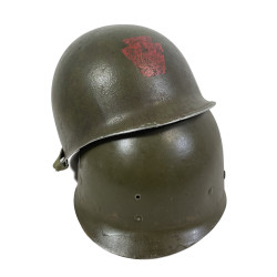 Casque M1, pattes fixes, 28th Infantry Division, officier, ETO, liner IMP