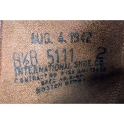 Shoes, Service, Type I, Hobnailed, US Army, 1942