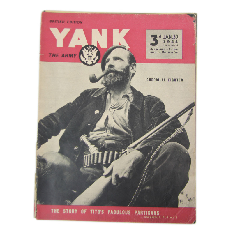 Magazine, YANK, 30 janvier 1944, British Edition