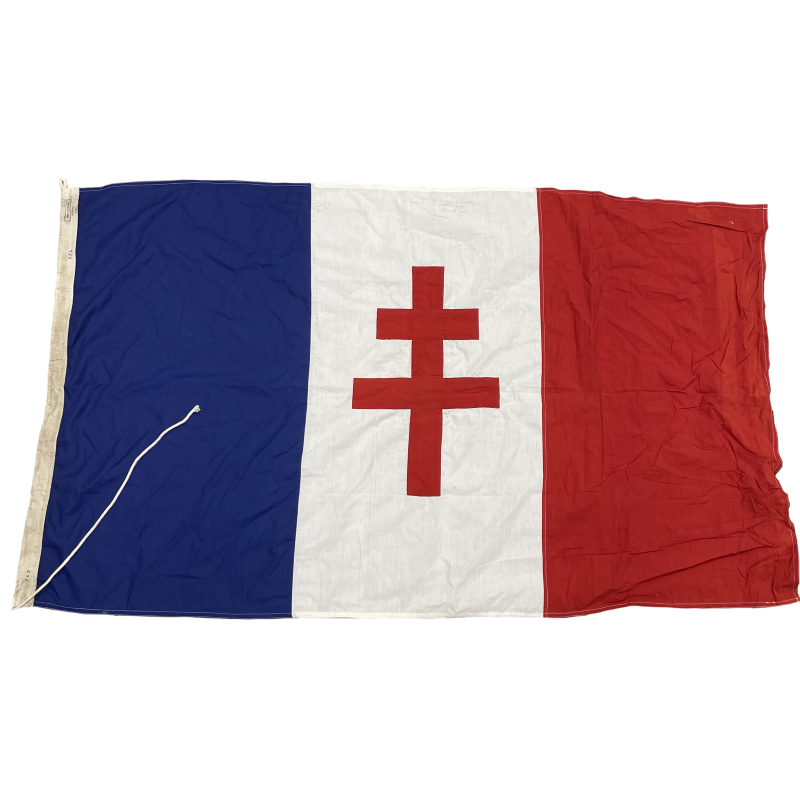 Flag, Free French, Lorraine Cross, 3' x 5'