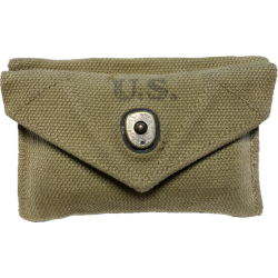 Pouch, First-Aid, M-1942, B.B.S. CO. 1943, with First-Aid Packet