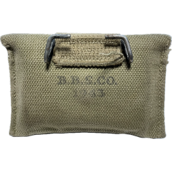 Pouch, First-Aid, M-1942, B.B.S. CO. 1943, with First-Aid Packet