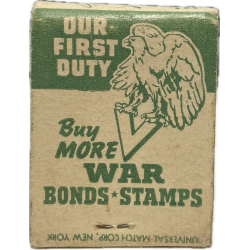 Matchbook, We Must Win! Buy More War Bonds Stamps