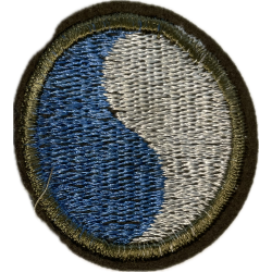 Patch, 29th Infantry Division, Felt border