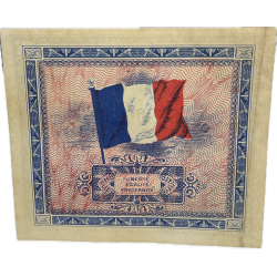 Banknote, 2 Francs, Invasion Money, 1944