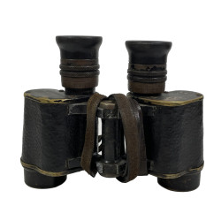 Binoculars, No. 3 Mk II, with Carrying Case, FINNIGANS LTD. 1941, Camouflaged