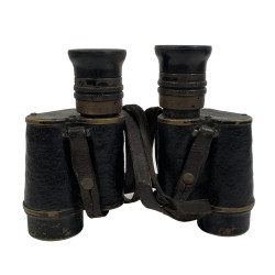 Binoculars, No. 3 Mk II, with Carrying Case, FINNIGANS LTD. 1941, Camouflaged