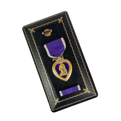 Medal, Purple Heart, in Case, A.E. Co., Utica, NY, 1943