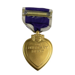 Medal, Purple Heart, in Case, A.E. Co., Utica, NY, 1943