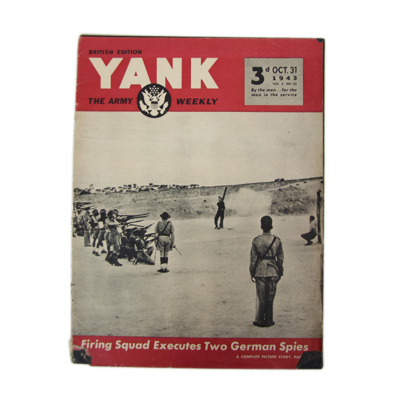 Magazine YANK, 31 octobre 1943, British Edition